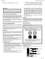 Preview for 5 page of Harman Kardon HK BDS 270 Service Manual