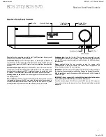 Preview for 6 page of Harman Kardon HK BDS 270 Service Manual