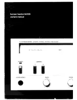 Harman Kardon HK350I Owner'S Manual preview