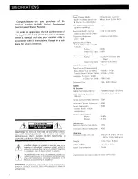 Preview for 2 page of Harman Kardon HK395I Owner'S Manual