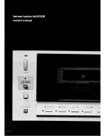 Предварительный просмотр 1 страницы Harman Kardon HK400XM Owner'S Manual