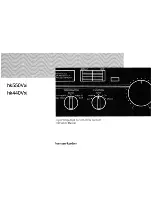 Предварительный просмотр 1 страницы Harman Kardon hk440 Vxi Instruction Manual