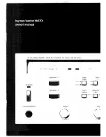 Предварительный просмотр 1 страницы Harman Kardon HK570I Owner'S Manual