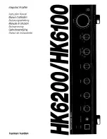 Предварительный просмотр 1 страницы Harman Kardon HK6100 Instruction Manual