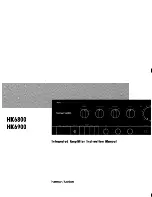 Harman Kardon HK6900 Instruction Manual предпросмотр