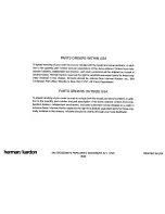 Preview for 37 page of Harman Kardon HK715 Technical Manual