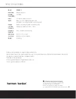 Preview for 20 page of Harman Kardon HKB 4 Owner'S Manual