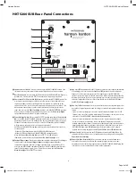 Предварительный просмотр 4 страницы Harman Kardon HKTS 20 Service Manual