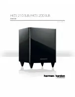 Preview for 1 page of Harman Kardon HKTS 200 SUB Owner'S Manual