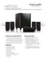 Harman Kardon HKTS 20BQ Product Information preview