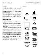 Preview for 2 page of Harman Kardon HKTS 65BQ Owner'S Manual