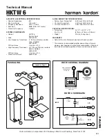 Harman Kardon HKTW 6 Technical Manual preview