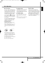 Preview for 13 page of Harman Kardon HS 1000 Owner'S Manual