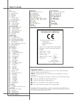 Preview for 2 page of Harman Kardon HS 500 Owner'S Manual