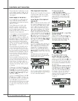 Preview for 14 page of Harman Kardon HS 500 Owner'S Manual