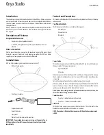 Предварительный просмотр 3 страницы Harman Kardon Kardon Onyx Studio User Manual