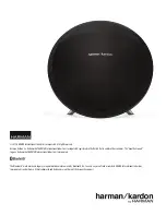 Предварительный просмотр 6 страницы Harman Kardon Kardon Onyx Studio User Manual