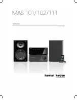 Предварительный просмотр 1 страницы Harman Kardon MAS 102 Owner'S Manual