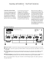 Предварительный просмотр 5 страницы Harman Kardon PA5800 Owner'S Manual