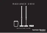 Предварительный просмотр 1 страницы Harman Kardon RADIANCE 2400 Quick Start Manual