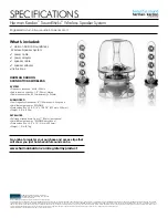 Preview for 3 page of Harman Kardon SoundSticks Wireless Product Information