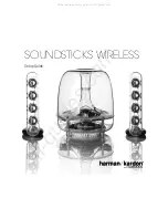 Предварительный просмотр 1 страницы Harman Kardon Soundsticks Setup Manual