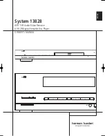 Harman Kardon System 13828 Owner'S Manual preview