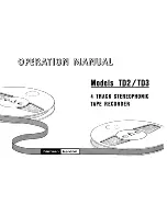 Harman Kardon TD2 Operation Manual preview