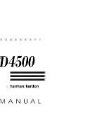 Предварительный просмотр 1 страницы Harman Kardon TD4500 Owner'S Manual