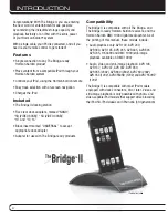 Preview for 2 page of Harman Kardon THE BRIDGE II Owner'S Manual