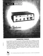 Harman Kardon The Nocturne AX20 Instruction Manual preview