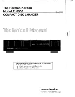 Harman Kardon TL8500 Technical Manual preview