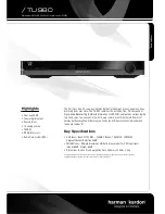 Preview for 1 page of Harman Kardon TU 980 Specifications