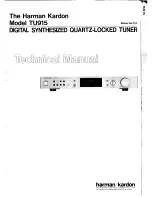 Harman Kardon TU915 Technical Manual preview