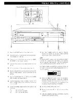 Предварительный просмотр 17 страницы Harman Kardon VCD1000 Owner'S Manual