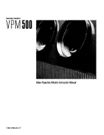 Harman Kardon VPM500 Instruction Manual preview