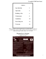 Preview for 2 page of Harman Stove Company Exception Installation & Operating Manual