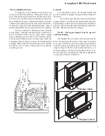 Preview for 5 page of Harman Stove Company Exception Installation & Operating Manual