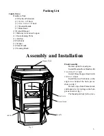 Preview for 3 page of Harman Stove Company Invincible RS Owner'S Manual