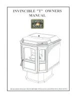 Preview for 1 page of Harman Stove Company Invincible T Owner'S Manual