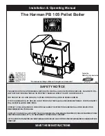 Preview for 1 page of Harman Stove Company PB 105 Installation & Operating Manual