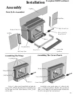 Предварительный просмотр 10 страницы Harman Stove Company R7R1 Exception Wood Fireplace Installation And Operating Manual