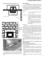 Предварительный просмотр 11 страницы Harman Stove Company R7R1 Exception Wood Fireplace Installation And Operating Manual