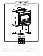 Harman Stove Company TLC 2000 Stove Operator'S Manual preview