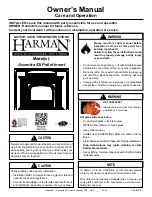 Harman Accentra 52i Pellet Insert Owner'S Manual preview