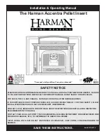 Harman Accentra Pellet Insert Installation & Operating Manual preview