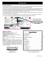 Preview for 3 page of Harman Advance Freestanding Pellet Stove Installation & Operating Manual