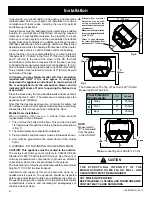 Preview for 9 page of Harman Advance Freestanding Pellet Stove Installation & Operating Manual