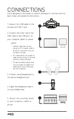 Preview for 2 page of Harman AKG Ara Quick Start Manual