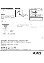 Предварительный просмотр 3 страницы Harman AKG CK 99 L User Instructions